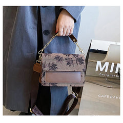 Maple Leaf One Shoulder Crossbody Handbag