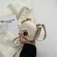 Crossbody Small Square Bag Girl Hand Bill of Lading Shoulder