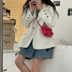 Retro Women Saddle Bag Mini Messenger Bag Small Purse Shoulder Bag