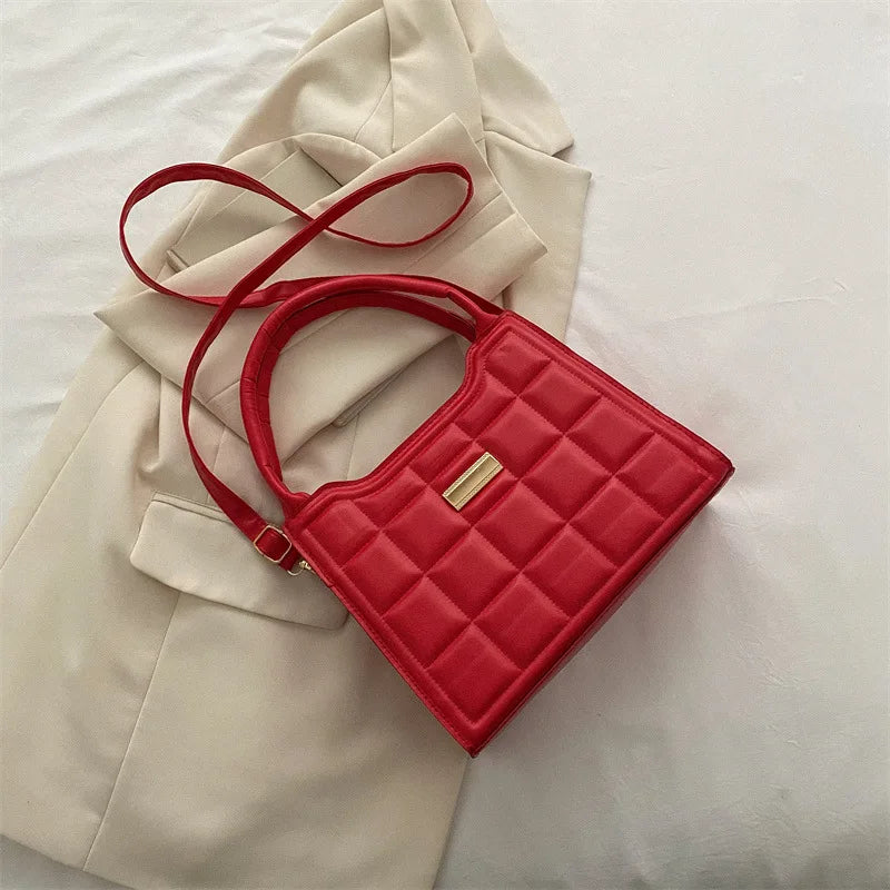 Fashion Ladies Shoulder Bag Leather Crossbody Top-handle for Women