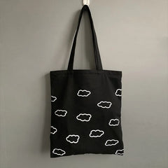 Ladies Canvas Shoulder bag Female Student Leisure Large-capacity Handbag