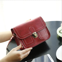Small Square Women Bag Retro Shoulder Bag