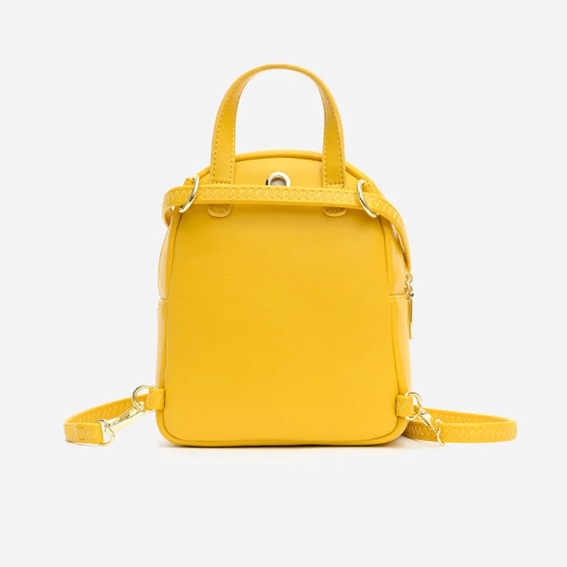Ladies Pu Sweet Handbag Mini Casual Backpack