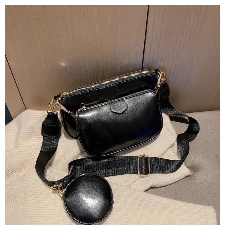Women's PU Shoulder Messenger Bag