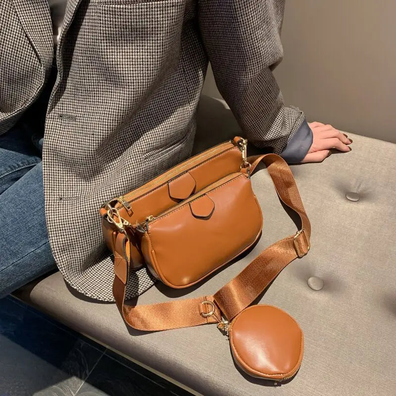Women's PU Shoulder Messenger Bag