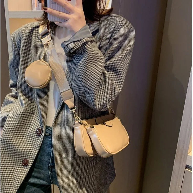 Women's PU Shoulder Messenger Bag