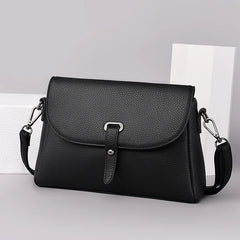 High Capacity Cowhide Leather Crossbody Bag for Women