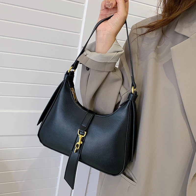 Vintage Hobo Crossbody Bag for Women Leather