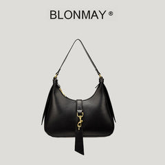 Vintage Hobo Crossbody Bag for Women Leather
