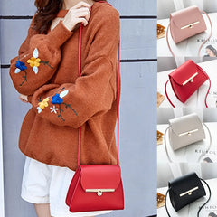 Women's Small Square Handbag PU Leather