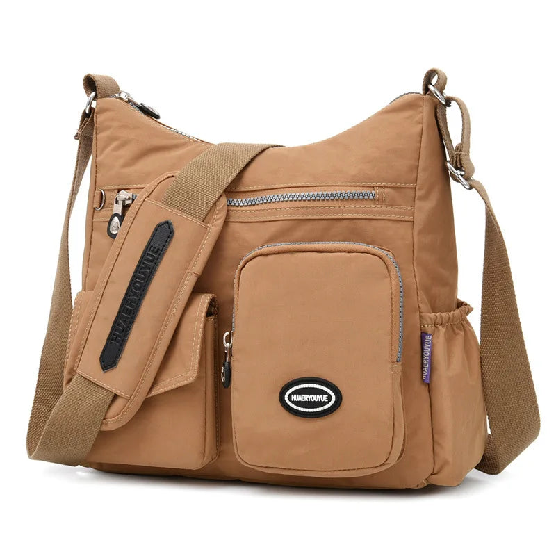 Women's Large Shoulder Bag Waterproof Nylon Mom Bag