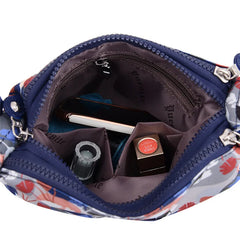 Flower Print Vintage Women Crossbody Bags Large Capacity Travel Bag