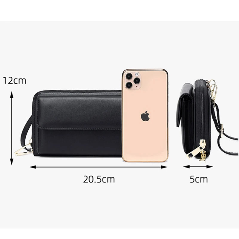 Women's Large Capacity Shoulder Wallet Phone Bag