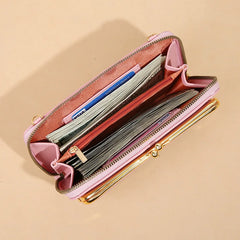 Women Large Capacity Single Shoulder Bag Female Leather Crossbody Purse