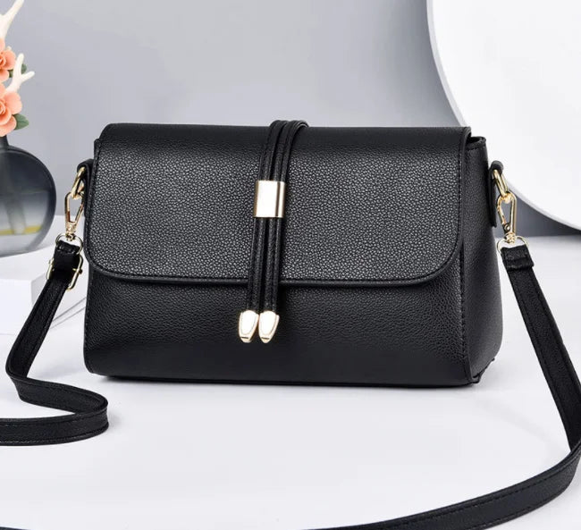 Green Women's Shoulder Crossbody Bag Waterproof PU Leather