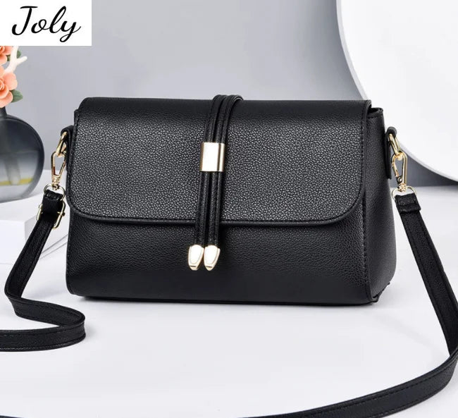 Green Women's Shoulder Crossbody Bag Waterproof PU Leather