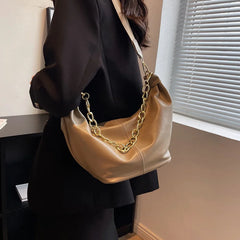 Large Chain Shoulder Bag Western Style Handbag