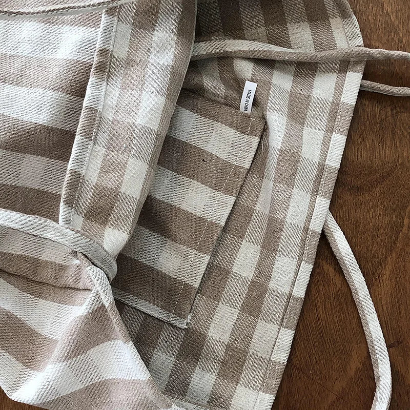 Stripe Print All-Match Shoulder Tote Handbag