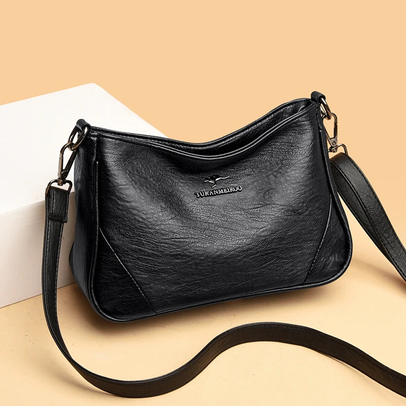 Retro PU Shoulder Bag Women Summer Crossbody Bag