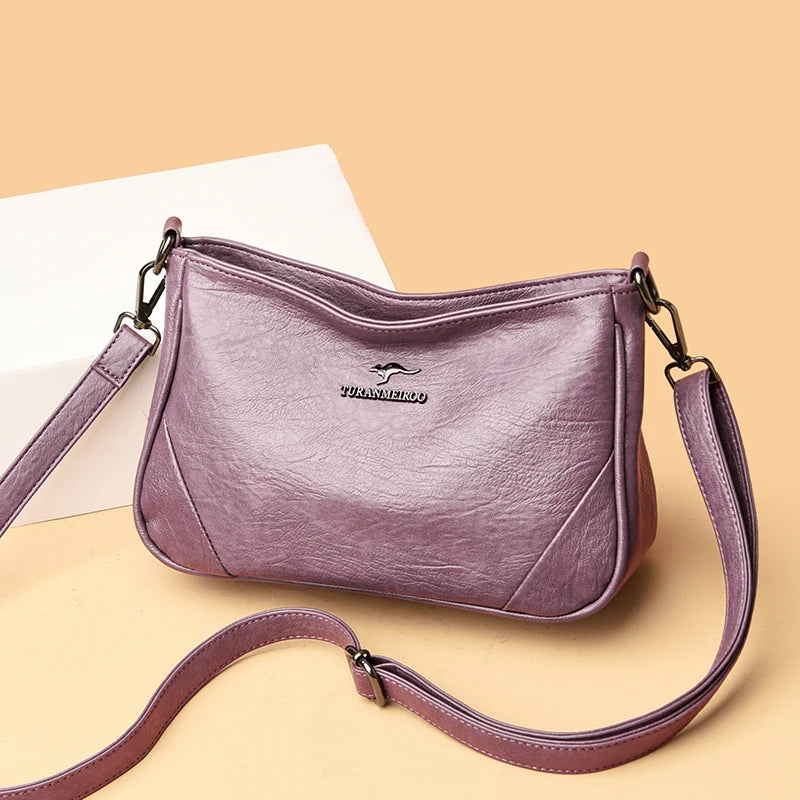 Retro PU Shoulder Bag Women Summer Crossbody Bag