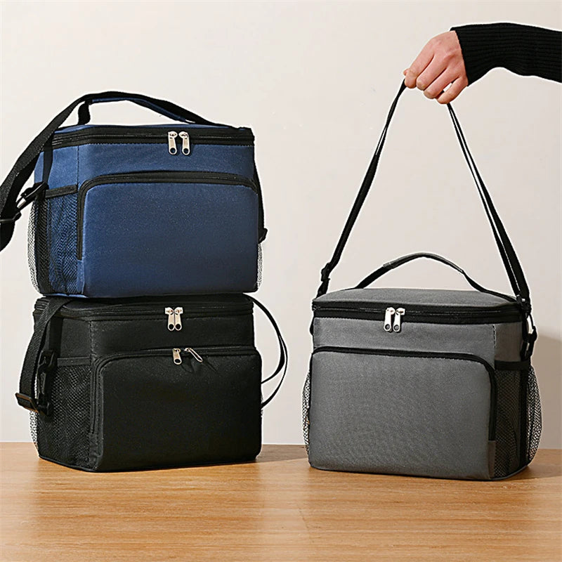 Large Capacity Portable Lunch Box Bags Cooler Bag