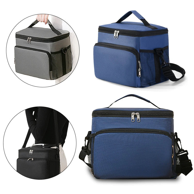 Large Capacity Portable Lunch Box Bags Cooler Bag
