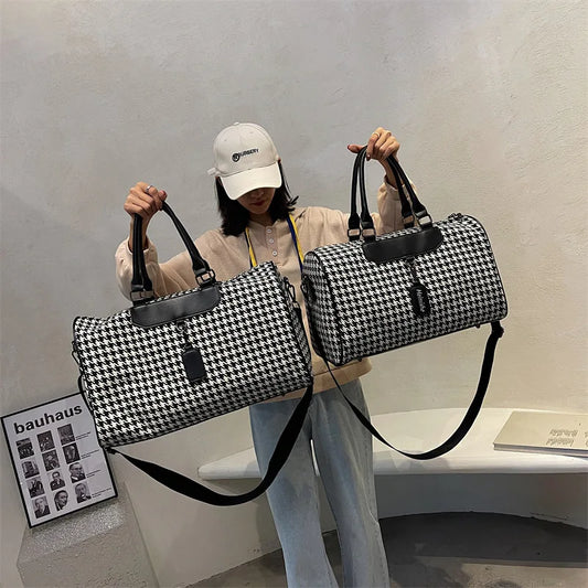 Large Capacity Tote Luggage Duffle Bag Women Waterproof Handbags Travel Bags