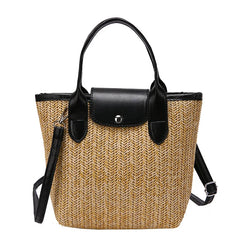 Large Capacity Women Shoulder Bag Straw Handbags Casual Vacation
