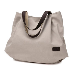 Large Capacity Women Shoulder Bags Canvas School Book Bags For Teenage Girls