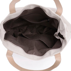 Large Capacity Women Shoulder Bags Canvas School Book Bags For Teenage Girls