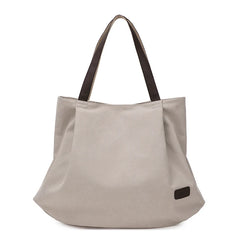 Large Capacity Women Shoulder Bags Canvas School Book Bags For Teenage Girls