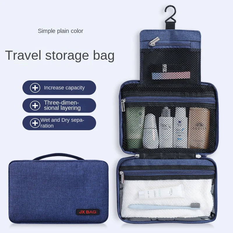 Large Hanging Travel Toiletries Bag Men Makeup Organizer Women's Cosmetic Bag