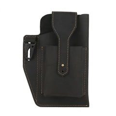 Retro Leather Waist Bag for Men