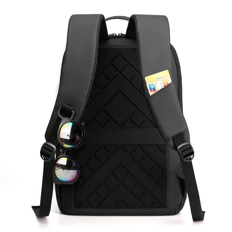 Leisure Waterproof Nylon Laptop Backpack Men's Youth Travel Knapsack