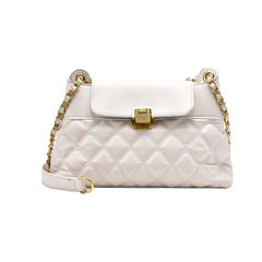 Lingge Embroidery Handbag Women's Shoulder Messenger Bag