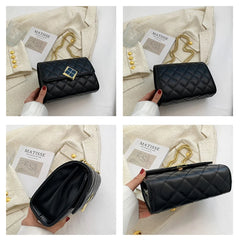 Leisure Shoulder Bag Small Flap PU Leather Messenger Bag