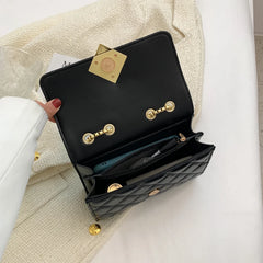 Leisure Shoulder Bag Small Flap PU Leather Messenger Bag