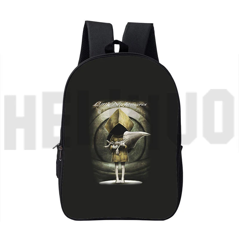 Little Nightmares 2 Kindergarten 3D Backpack Kids Cartoon School Bag