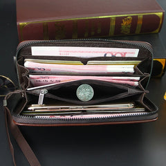 Long Wallet Men's Zipper Multi-card Large Capacity Business Handbag