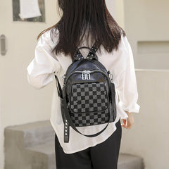 Women's Cowhide Leather Backpack Large Capacity