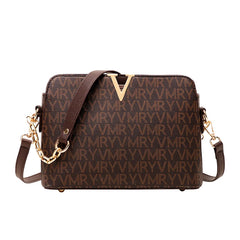 Women's Pu Leather Shoulder Bag Crossbody Messenger Chain Sling Handbag