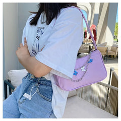 Women Butterfly Chain Shoulder Bag - Candy Armpit Bag