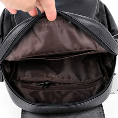 Soft Leather Women Backpack - School Backpack