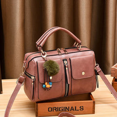 Women's Retro Large Capacity Crossbody Bags Pillow Shaped Totes