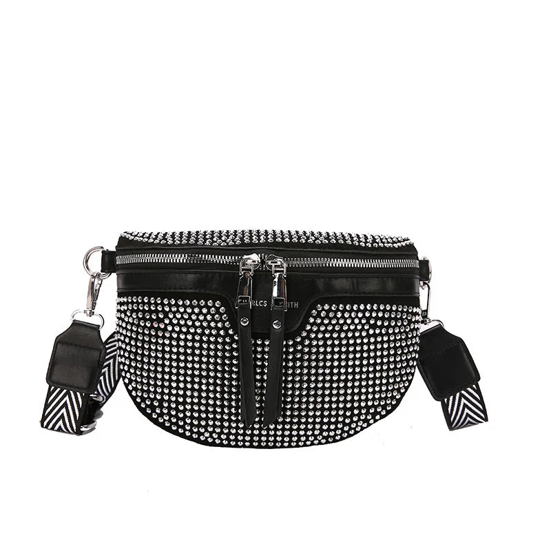 Leather Waist Bag Shoulder Messenger Travel Chest Pack Women Fanny Pack