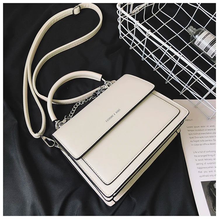 Women Large Capacity PU Leather Shoulder Tote Bag