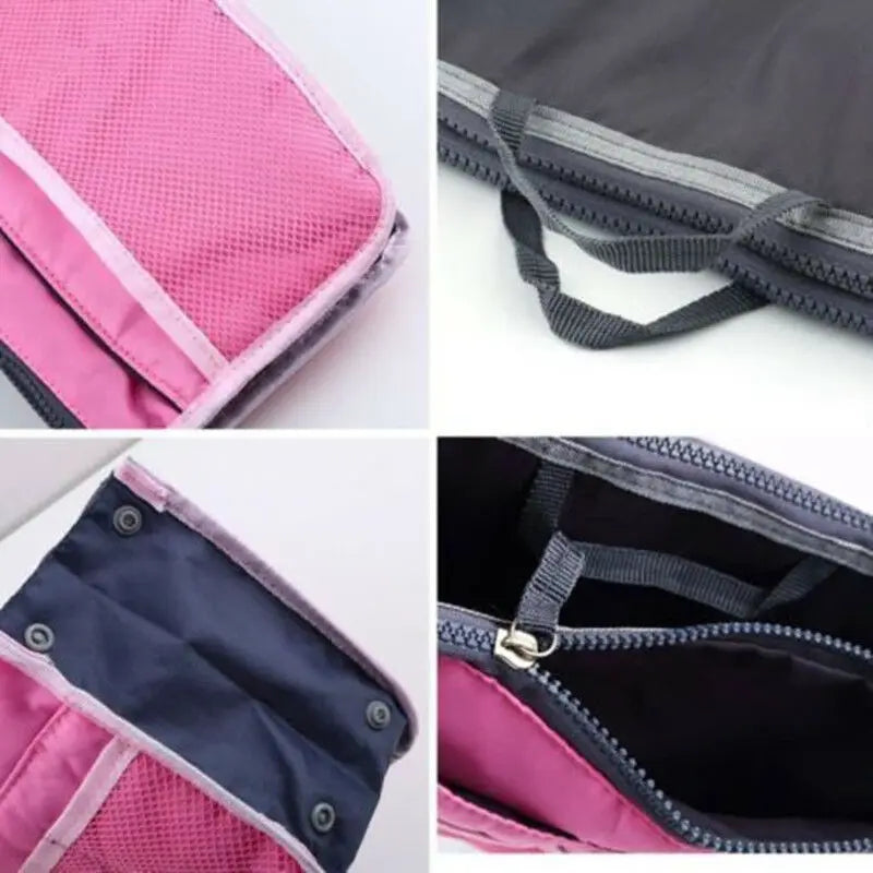 Makeup Organizer Bag 13 Pocket Travel Bag Waterproof Case