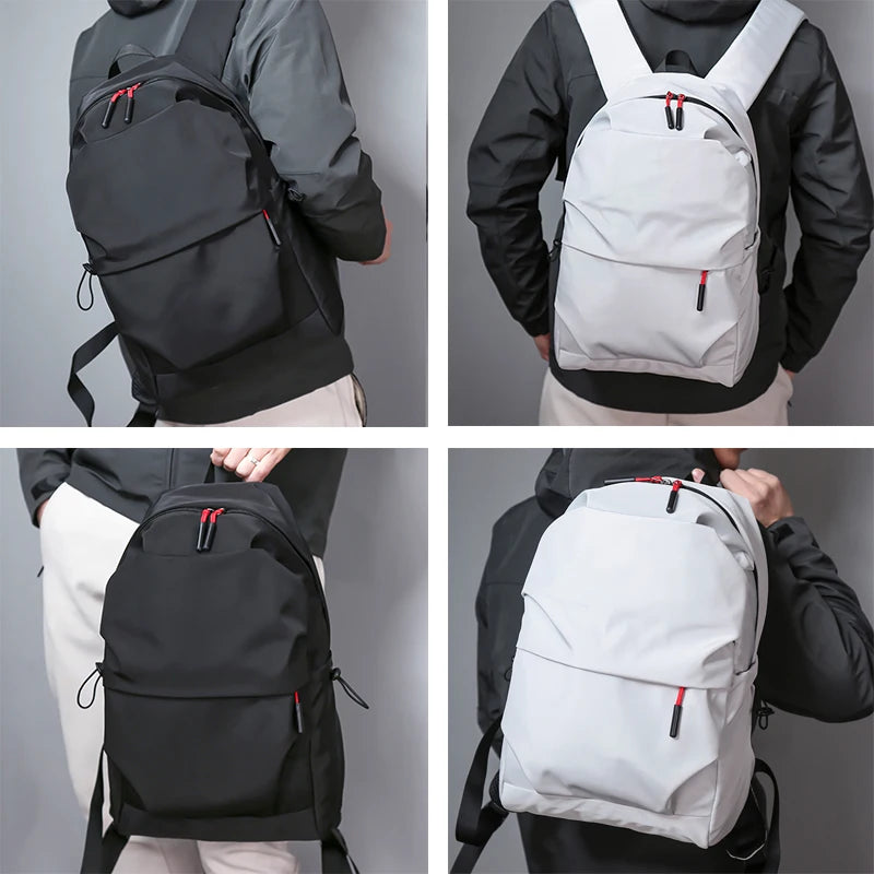 Water Repellent Men Backpack for 15.0" Laptop Casual Style Bag