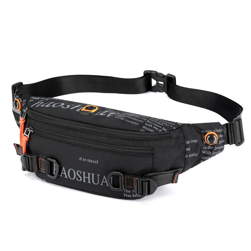 Men Sling Chest Bag Waterproof Outdoor Pockets Messenger Phone Pouch