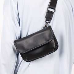 Men Small Crossbody Square Bag Phone Diagonal Street Style Shoulder Bag